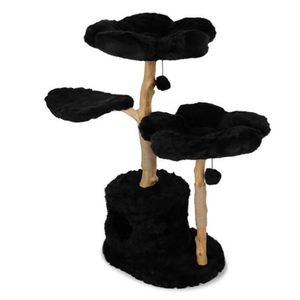 Châu Âu tùy chỉnh thiết kế đa chức năng mèo tháp căn hộ bằng gỗ hoa mèo cây với sisal tự nhiên - Product Image 6