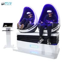 YHY-máquina de juego interior para centro comercial, simulador de montaña rusa, dos asientos, realidad Virtual, silla de huevo, cine 9D Vr