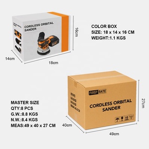 <span class=keywords><strong>Lijadora</strong></span> <span class=keywords><strong>Orbital</strong></span> Aleatoria Sin Escobillas de 18V, Carrera de 2.5mm, 4000-10000rpm, Profi Exzenterschleifer de 125mm <span class=keywords><strong>para</strong></span> Reparación de <span class=keywords><strong>Madera</strong></span> y Automóviles con Bolsa Recolectora de Polvo - Product Image 2
