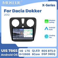 MEKEDE X10 X20 X30 X40 UIS7865 8+128G QLED AKM DSP CarPlay sans fil Android Auto pour Dacia Dokker 2012