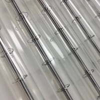 380V 300mm 6000W clair Quartz réflecteur à ondes courtes tubulaire pour soudeur four halogène lampe chauffante pour imprimante Laser
