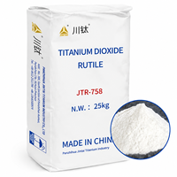 Poudre de dioxyde de titane anatase industrielle JTR-758, pureté 92%, pigment TiO2 blanc, emballage de 25 kg pour revêtements industriels et peintures