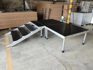 Aluminum adjustable wooden <b>stage</b> <b>platform</b> indoor concert event <b>stage</b> - Product Image 6