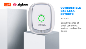 Heiman Smart Home <strong>Natural</strong> <strong>Gas</strong> Alarm Tuya App Controller <strong>Gas</strong> Alarm Zigbee Home Assistant LPG <strong>Gas</strong> Leak <strong>Detector</strong> - Product Image 2