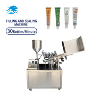 Machine automatique de remplissage et de scellage de tubes en aluminium pour applications cosmétiques et chimiques, haute précision 1%, personnalisation OEM