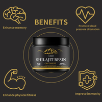 Résine de Shilajit OEM, Pommade Naturelle, Supplément d'Acide Fulvique, Résine Liquide d'Or de l'Himalaya en Vrac, Shilajit en Gros, Marque Privée