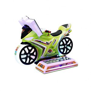 Máquina de Juego Infantil con Monedas, Moto Eléctrica, Coche Balancín, Bicicleta de Carreras - Product Image 6