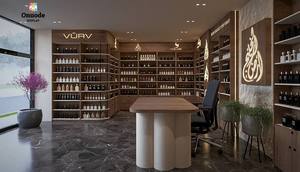 Kiosco Cosmético Ecológico Personalizado, Exhibidor de Belleza de Lujo con Iluminación LED, Mostrador de Perfumes Duradero y de Alta Calidad - Product Image 3