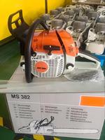 Tronçonneuse à essence MS382 72,2cc, tronçonneuse professionnelle à essence, guide-chaîne de 20 à 25 pouces pour l'abattage des arbres forestiers, la coupe du bois