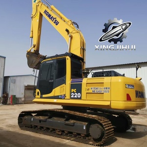 Excavatrice d'occasion Komatsu 220-8, marque japonaise d'origine, 22 tonnes, sur chenilles en caoutchouc, grande taille, modèle 2023, godet de 1,1 m - Product Image 4