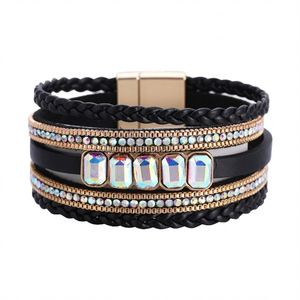 Boyfriend <b>Leather</b> Innovative Custom Jewelry Card Crushed Opal Inlay Holiday Gift for Women Vacuum Melted Steel - Product Image 3