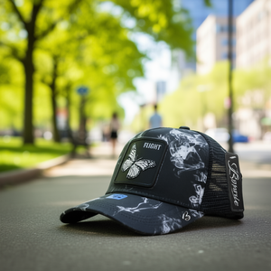 Gorra de camionero Fright Trucker, gorra informal impermeable y transpirable ajustable de malla para adultos, diseño de 6 paneles unisex para primavera y verano - Product Image 2