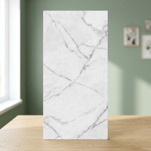 Brilon Grey 600x1200mm Polished Marble Look Glazed Porcelain Floor And Wall <b>Tiles</b> - Product Image 1