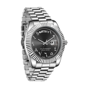 Relojes de Lujo para Hombre con Esfera Simple con Números Arábigos, Aleación, Cristal, Movimiento Citizen, Marca Privada, Venta al Por Mayor - Product Image 2