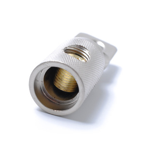 Ring <b>Terminals</b> 0GA Brass Zinc Alloy Plated Nickel Automotive Audio Wiring Connector - Product Image 3