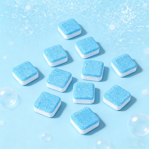 Leistungsstarke Einweg-Waschmaschinenreiniger-Tabletten, Brausetabletten, 24 Stück Verpackung für Großhandel - Product Image 3