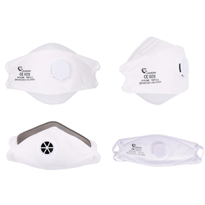 Respirant et respectueux de la peau CE <span class=keywords><strong>EN</strong></span> <span class=keywords><strong>149</strong></span> <span class=keywords><strong>FFP2</strong></span> <span class=keywords><strong>Masque</strong></span> respiratoire anti-poussière écologique jetable avec tissu non tissé à 4 plis - Product Image 2