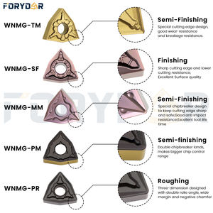 Torno CNC WNMG080404/08/12 CNC Corte Insere Carboneto De Tungstênio Insere CVD/PVD Revestimento De Aço Inoxidável OEM - Product Image 6