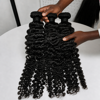 Extensions de cheveux humains bruts vietnamiens bouclés birmans, extensions de cheveux crépus, cuticules alignées, vente en gros