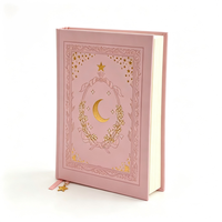 Carnet personnalisé A5 couleur macaron, couverture rigide, impression dorée, journal, cadeau pour étudiants
