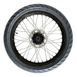 Jeu de roues Surron Ultra Bee neuf avec pneus de route 100/80-17 et 90/70-17 à motif de bande de roulement hydrophobe et type de carcasse de <span class=keywords><strong>pneu</strong></span> - Product Image 6