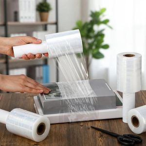 Rollo de Plástico Transparente para Envolver, Mini Rollo de Plástico para Mudanzas, Grosor de 80 Calibres, Envolturas Retráctiles de Alta Resistencia Industrial, Alto Brillo - Product Image 6
