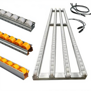 Nueva línea de montaje Light <span class=keywords><strong>Track</strong></span> Floway Wheel Fluent Strip Riel de acero Rodamiento de bolas de rodillos duradero hecho de <span class=keywords><strong>metal</strong></span> Plástico Nylon - Product Image 3