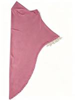 Nouveau turban hijab foulard en soie de lait uni avec pompon, simple et élégant, pratique, en polyester, facile à enfiler