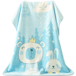Manta de Lana Tejida para Niños, Otoño <span class=keywords><strong>Invierno</strong></span>, Doble Capa, Gruesa, Suave al Tacto, Diseño de Nubes y Animales para Bebés - Product Image 4
