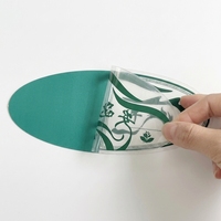 Etiqueta Transparente Personalizada de Doble Cara, Adhesivo PET para Exhibición Frontal y Trasera, Etiqueta Transparente Impermeable para Embalaje, Fábrica de Etiquetas
