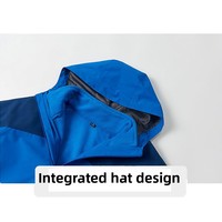Veste de pluie 3-en-1 pour la randonnée et le camping, imperméable, coupe-vent, épaissie, coupe-vent personnalisée, veste hardshell unisexe, fournie par l'usine