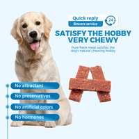 Nourriture sèche pour animaux de compagnie / Aliments aromatisés au canard riches en protéines, friandises à mâcher pour chiens, fabrication de snacks pour chiens