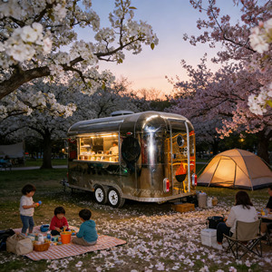 Fashion Design Food <b>Trailer</b> Mobile Bar Coffee Ice Cream Truck for Party Wedding - Product Image 1