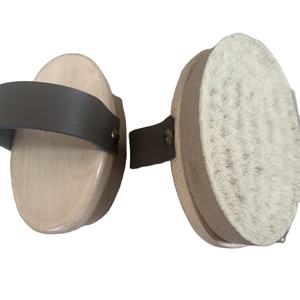 Spazzola per Pulizia a Forma Ovale Grande in Legno con Testa e Corpo di Cavallo, Ultra Morbida in Pelo di Capra, Pettini <span class=keywords><strong>Curry</strong></span> 19,5 cm, Colore Personalizzabile - Product Image 6