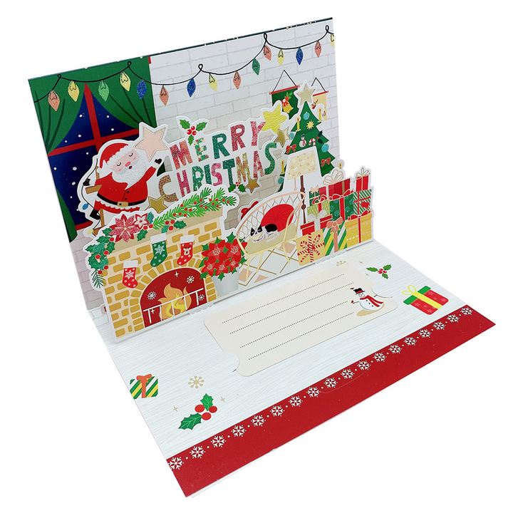 2024 Pop Up Signature Card Merry Christmas Cards Gifts Decorative ...
