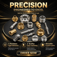 Piezas de Precisión de Aluminio y Latón Mecanizadas por CNC Personalizadas, Componentes para Equipos Industriales