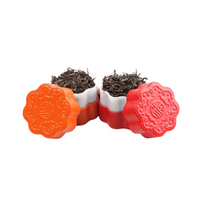 À la mode pratique en forme de fleur Mini boîtes en métal universel scellé fer peut stockage pour thé et bonbons petit et portable
