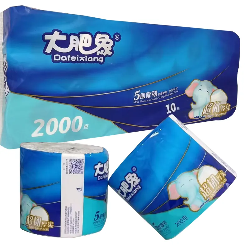 High Quality Water-soluble Toilet Paper Roll Paper Towels Jumbo Roll Custom Large Roll Paper