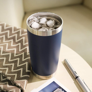 Custom logo Lowball Double Wall <b>Reusable</b> Tumbler Cup Stainless Steel Tumbler Travel Coffee <b>Mug</b> 10oz Insulated Tumblers with Lid - Product Image 5