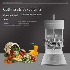 Cortadora y Exprimidora Automática Comercial <span class=keywords><strong>de</strong></span> Verduras 2 en 1, Máquina para Hacer <span class=keywords><strong>Papas</strong></span> Fritas para Patatas, Zanahorias y Pepinos - Product Image 3