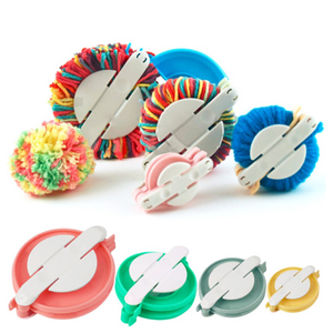High Quality ABS Pom Pom <strong>Maker</strong> DIY Craft Sewing Kit for Hand Knitting 3mm Thickness <strong>Pompom</strong> Ball <strong>Maker</strong> - Product Image 1