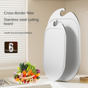 Bán tốt xuyên biên giới sáng tạo thiên nga thép không gỉ 304 vi khuẩn vuông 1.5mm dày máy rửa chén an toàn thớt - Product Image 1