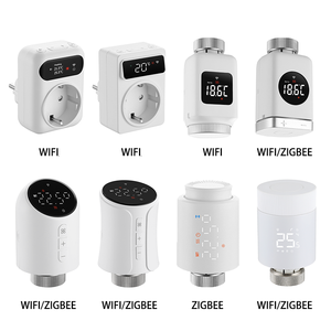 Contrôleur de température sans fil Tuya <span class=keywords><strong>Chauffage</strong></span> et refroidissement Alexa <span class=keywords><strong>Google</strong></span> <span class=keywords><strong>Home</strong></span> Smart Wifi Prise OLED Thermosist pour composants CVC - Product Image 6