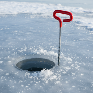 Outil de pêche à la ligne en acier inoxydable avec vis à glace pour la pêche à la carpe, au snapper, au marlin - Pêche en rivière, en eau salée, en lac, matériel de pêche, ancres de fixation - Product Image 1