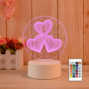 Lampu Tidur 3D Desain Baru, Pengisian Daya USB, Hadiah, Lampu Warna-warni, Dekorasi Ruangan, Dekorasi Rumah - Product Image 6