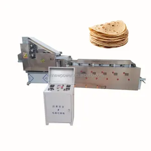 Jalur kompak untuk jalur produksi roti Romawi Arab mesin pembuat pita tortilla hemat energi pembuat roti malaikat