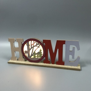 Adornos <span class=keywords><strong>de</strong></span> madera Letra inglesa Luces Decoración <span class=keywords><strong>DE</strong></span> BODA Navidad Led Cadena <span class=keywords><strong>de</strong></span> luces Decoración <span class=keywords><strong>de</strong></span> escritorio Barco <span class=keywords><strong>de</strong></span> madera - Product Image 2