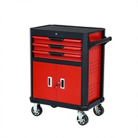 Chariot d'atelier mobile pour outils et pièces de réparation automobile, armoire à outils à 3 tiroirs, profondeur 710 mm