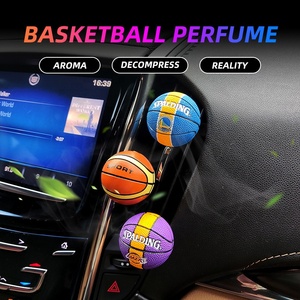 Diffuseur d'aromathérapie pour voiture en forme de <span class=keywords><strong>mini</strong></span> ballon de basket, avec clip de ventilation, personnalisable <span class=keywords><strong>Jordan</strong></span> Kobe, en gypse remplaçable - Product Image 3