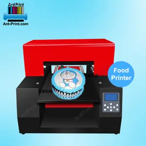 Beste Prijs Cake Printer Eetbare Inkt Print Koffie Macaron Snoep A4 A3 Voedsel Drukmachine